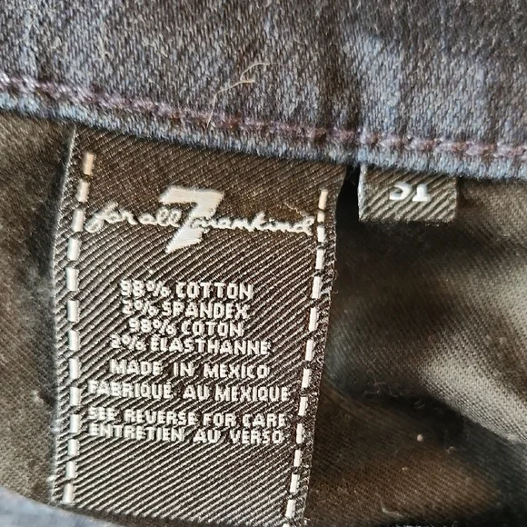 NWOT, 7 For All Mankind Slimmy Navy Blue Jeans Sz 31